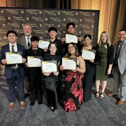 CSUSB Palm Desert Campus faculty, staff and students attend the 2025 Champions of Hospitality Awards Gala.