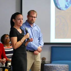 Faculty Center for Excellence, located in the PL-4005, provides space for faculty to gather and collaborate.