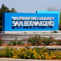 CSUSB entrance sign