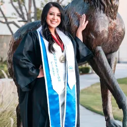 Elena Johnson ’20 joined the NASA Armstrong Flight Research Center as a public affairs specialist in February.