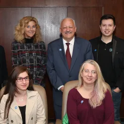 Cal-Bridge Program students and CSUSB Staff