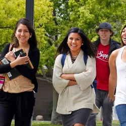 CSUSB alumni on campus