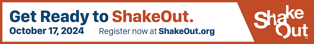 2024 Great ShakeOut web banner graphic