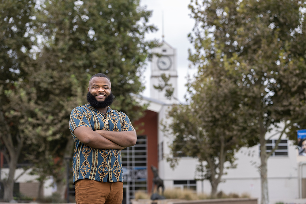 Taylor has gained hands-on experience in his field of study by participating in CSUSB’s theater productions, including this year’s musical “Pippin” and “A Midsummer Night’s Dream.”