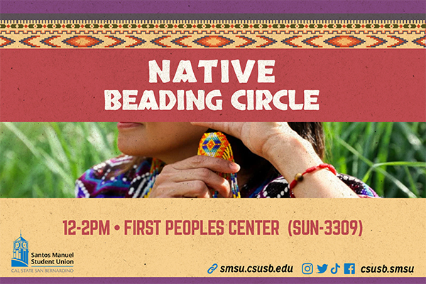 Native Beading Circle flyer