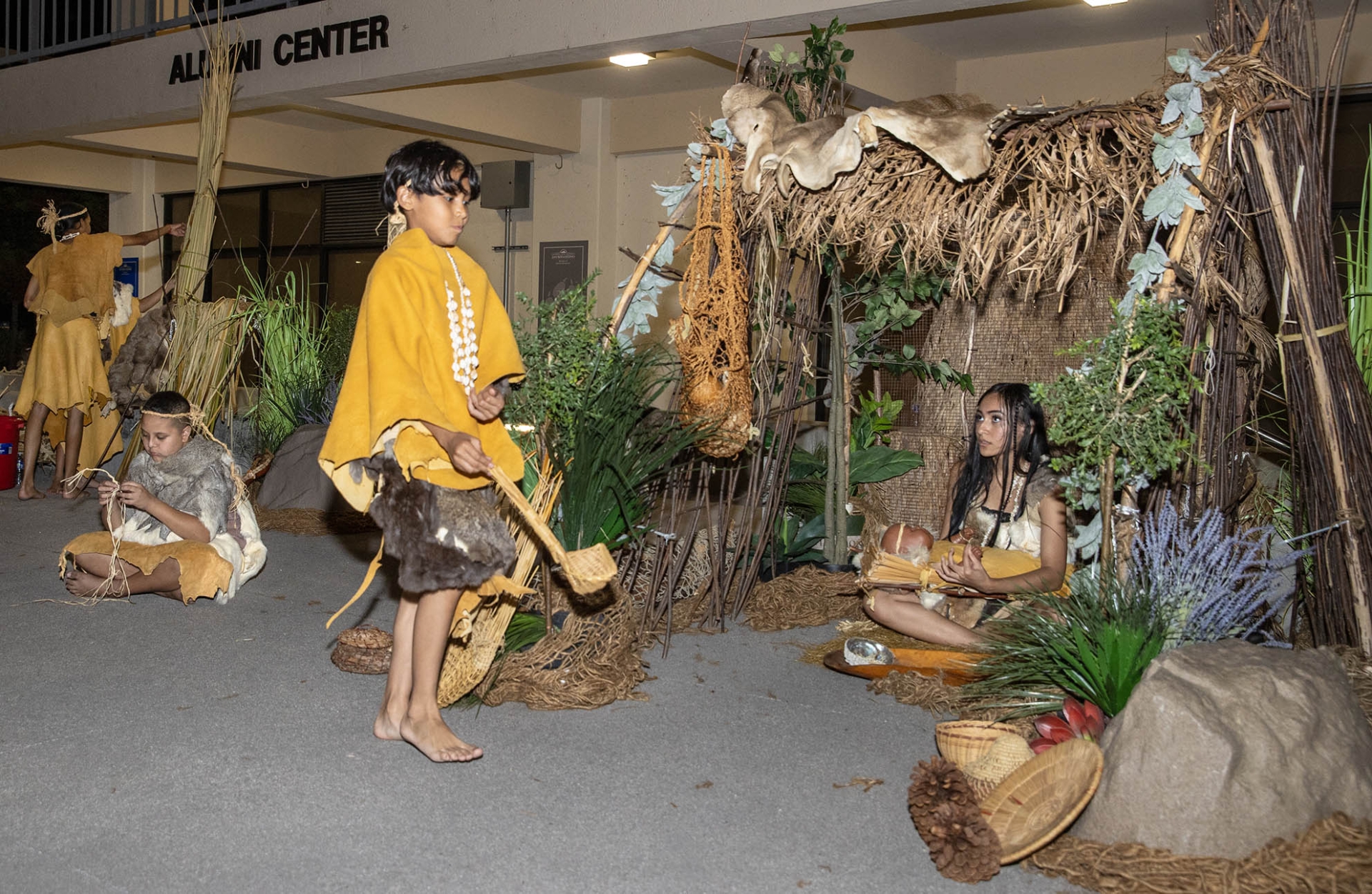 Children at the 2024 California Native American Day celebration at CSUSB