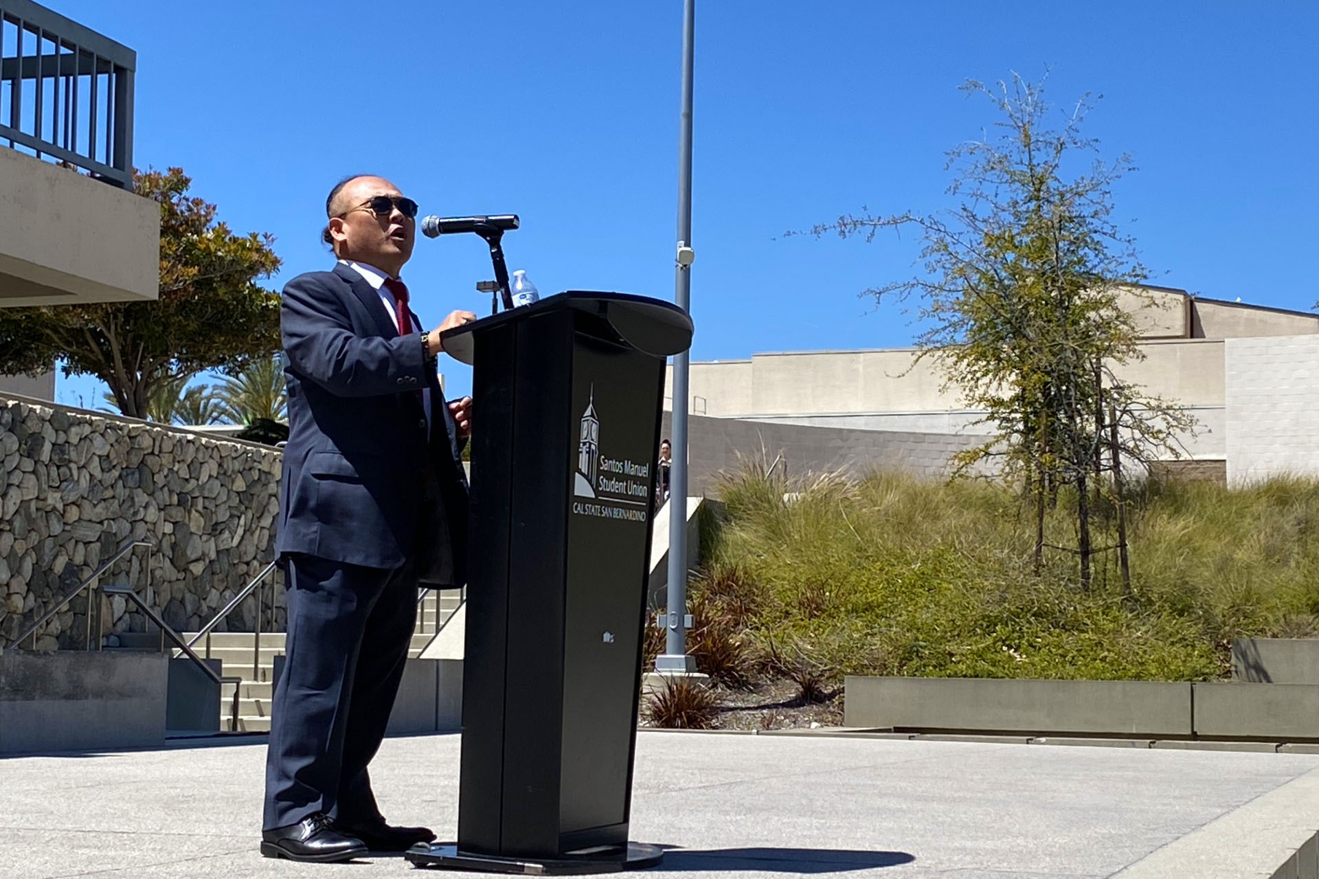  John Kim was the keynote speaker at the APIDA opening event on April 10. He is the managing director of client services at Los Angeles-based Asian Americans Advancing Justice Southern California.