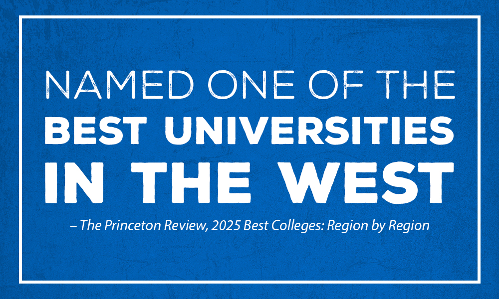 Named One of the Vest Universities in the West