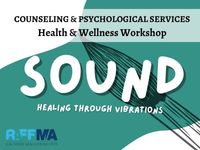 Green and white background with the word Sound in the foreground