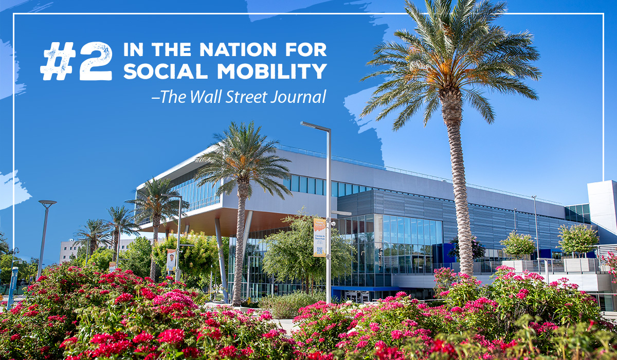#2 in the nation for social mobility. -The Wall Street Journal.