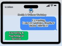 Creating Conversations Rather than Silence in a blue box