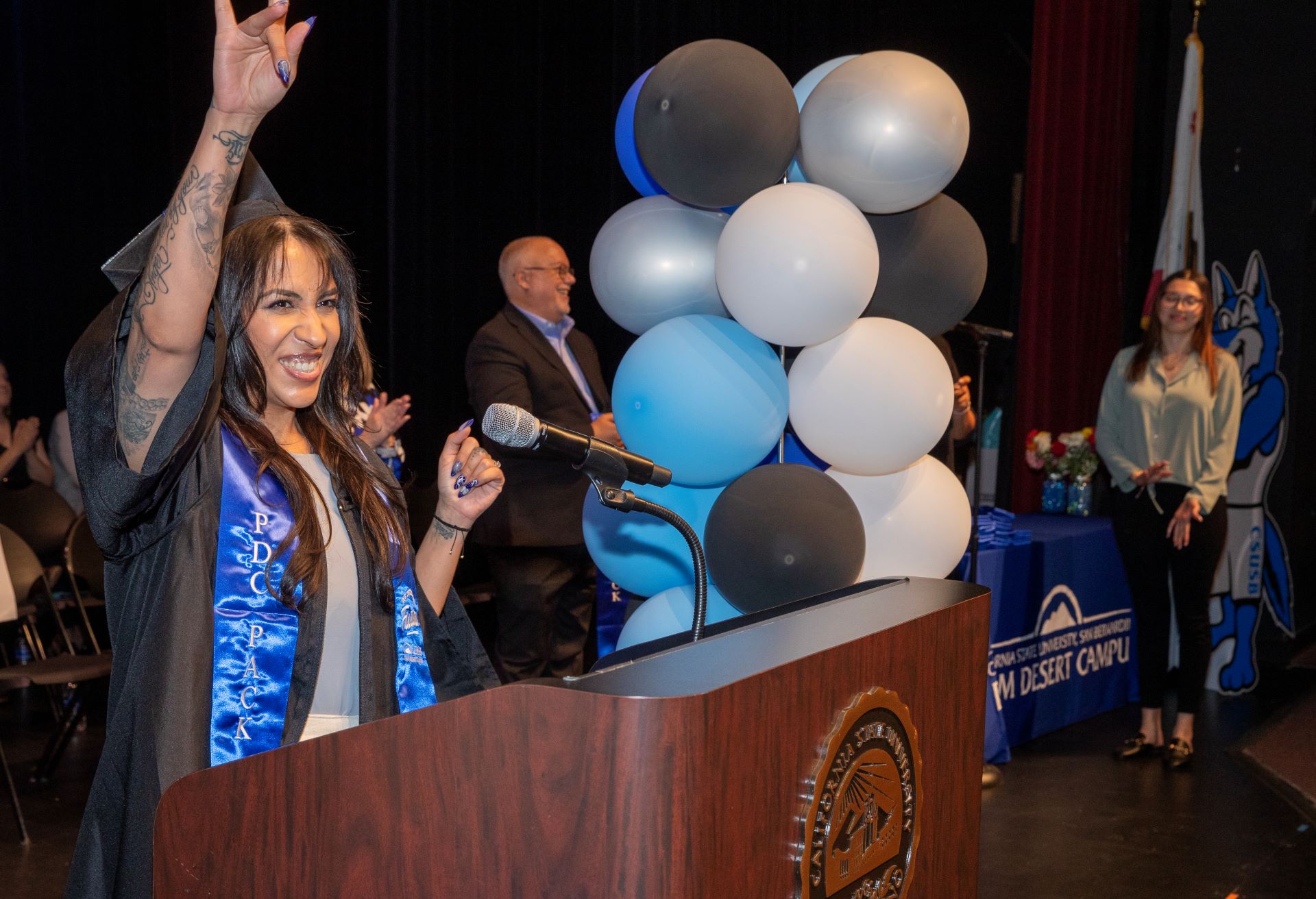 Graduation reception at CSUSB Palm Desert Campus