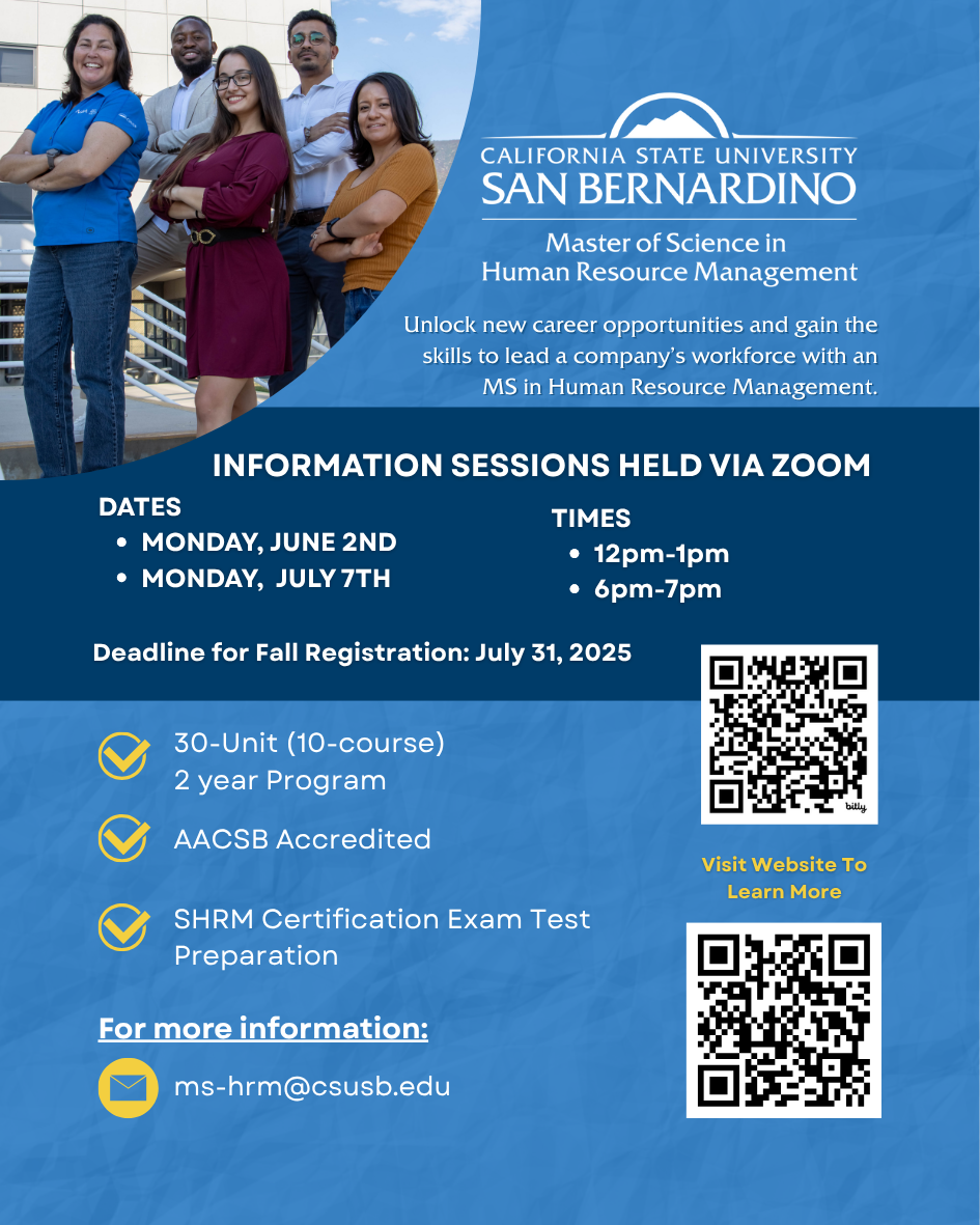 Unlock new career opportunities and gain the skills to lead a company’s workforce with an MS in Human Resource Management.
