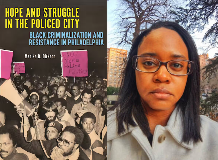 Book cover and headshot