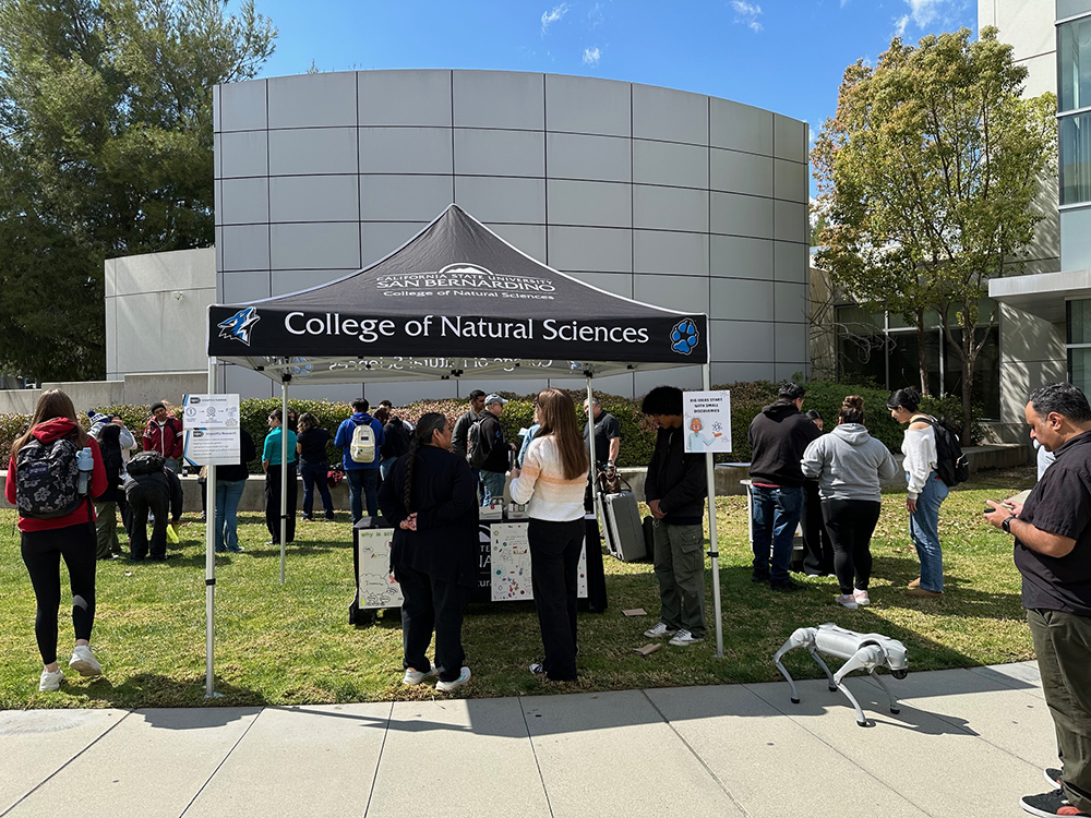 Attendees at Standup For Science event. 