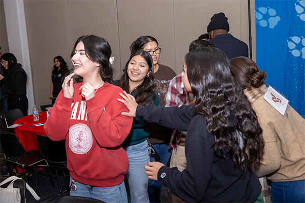 Students enjoyed games and activities as part of the Lunar New Year celebration.