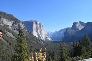 Yosemite valley from overlook