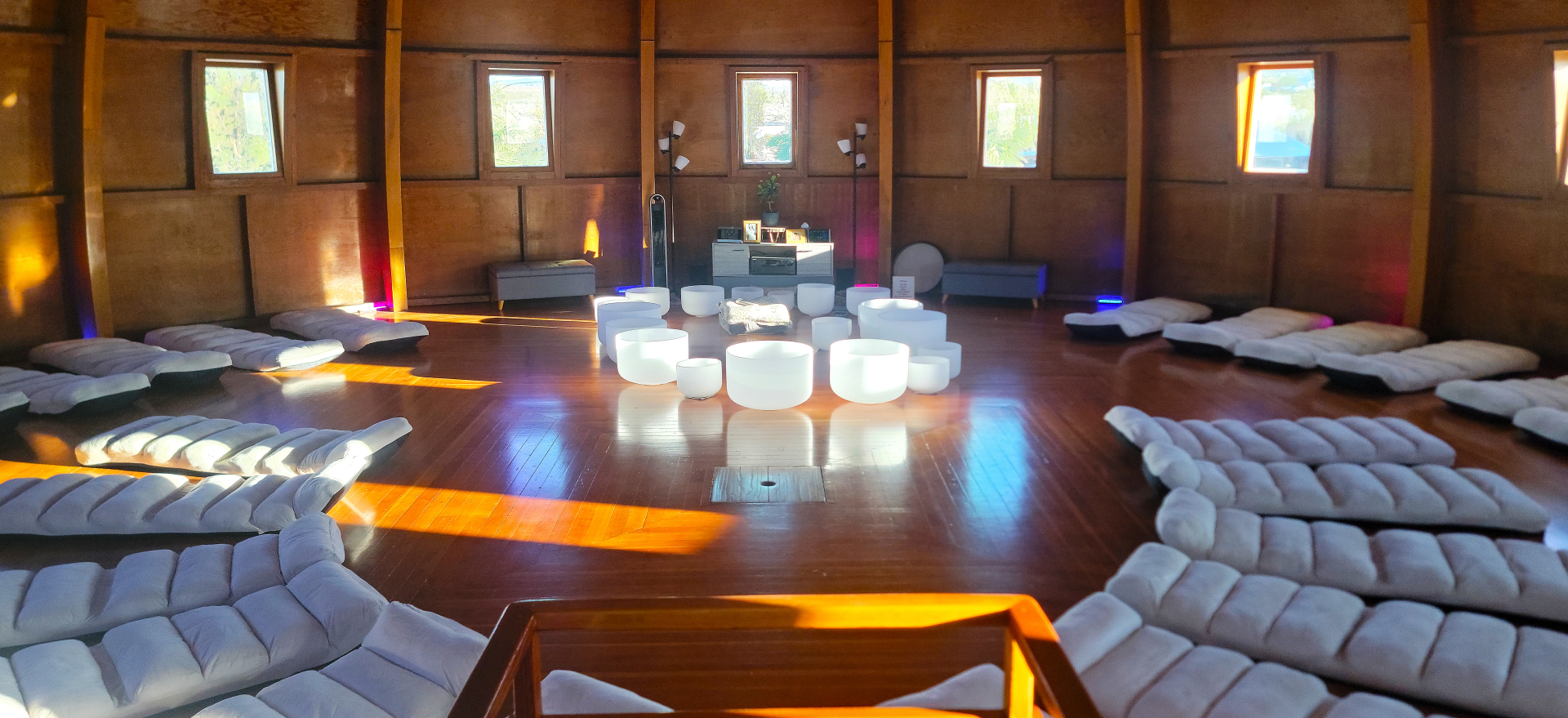 sound bath inside Itegratron