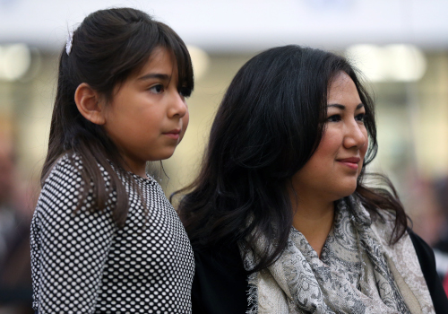 Peoples attending a conference