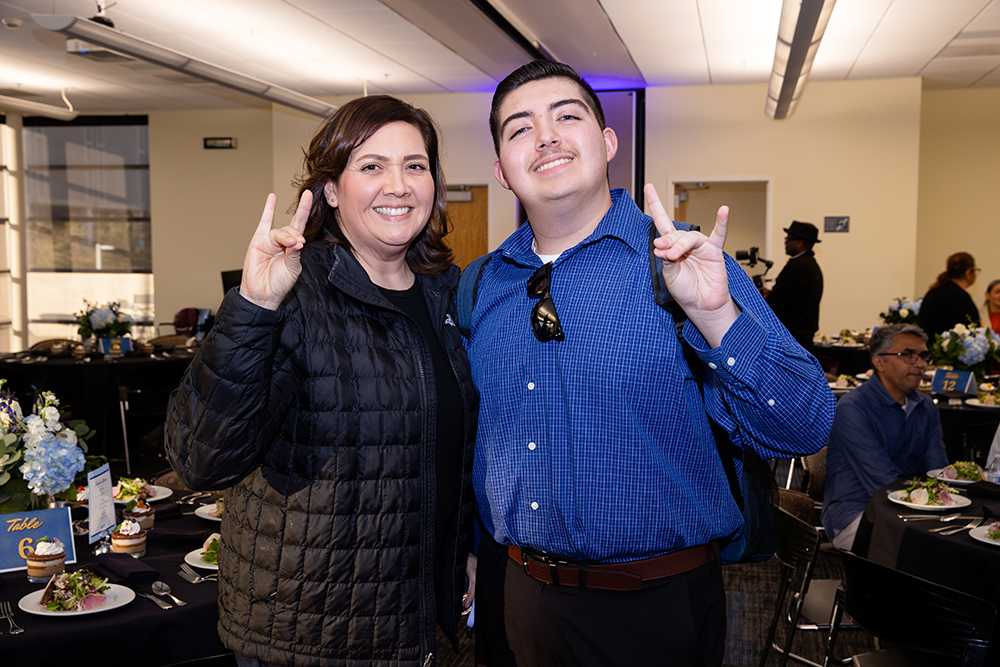The event concluded with a dinner that brought together members of the campus community and prospective scholars and their families.