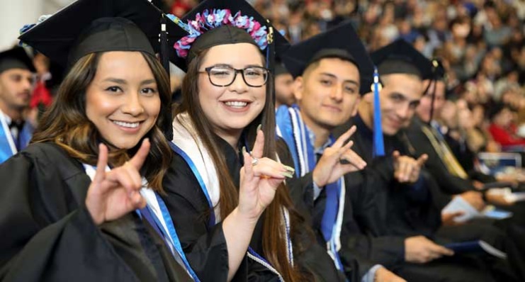 Students graduating