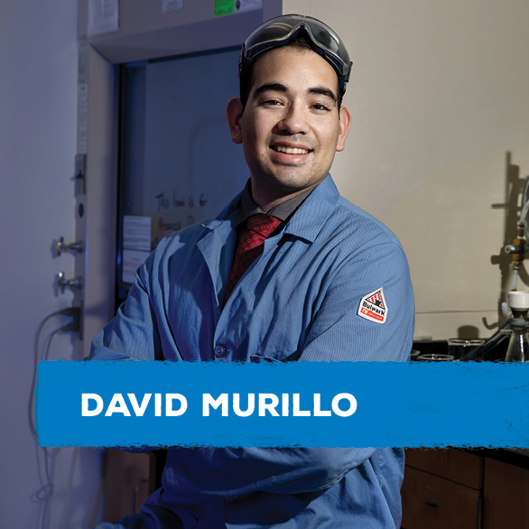 David Murillo, student in the College of Natural Sciences